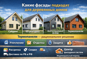 Какие фасады подходят для деревянных домов