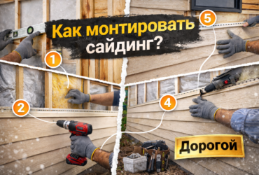 Как монтировать сайдинг?