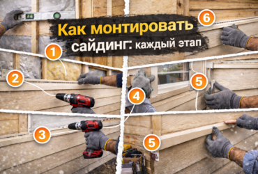 Как монтировать сайдинг: каждый этап?