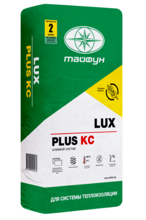 Клеевой состав для теплоизоляции Тайфун Lux plus - 25кг ЗИМНЯЯ