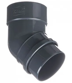 LUX Колено 45° (Графит) RAL 7024