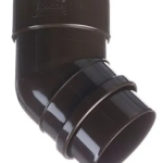 LUX Колено 45° (Шоколад) RAL 8019