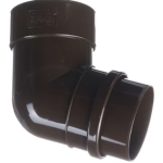 LUX Колено 72° (Шоколад) RAL 8019