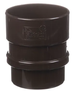 LUX Муфта соединительная (Шоколад) RAL 8019