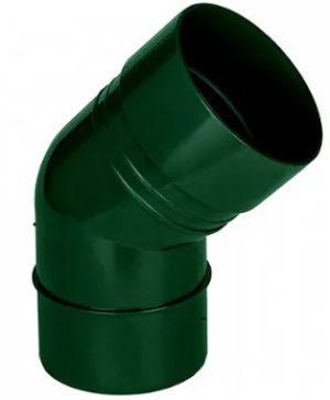 DACHA Колено 80мм 45˚ (Зеленый) RAL 6005