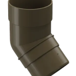 PREMIUM Колено 45˚ (Каштан) RAL 8017