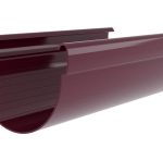 Желоб 135 ПВХ 3м, бордо (RAL 3005)