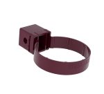 Хомут трубы Kliker ПВХ Premium бордо (RAL 3005)