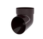 Колено сливное ПВХ коричневое (RR 32)