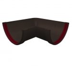 Угол желоба 90◦ ПВХ