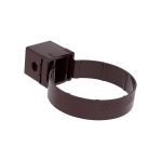 Хомут трубы Kliker ПВХ Premium шоколадный (RAL 8017)