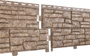Фасадная панель Stone House Сланец "Бурый"