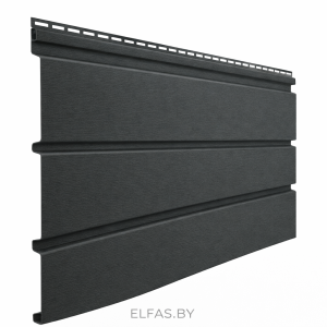 Софит U-plast классический - графитовый, без перфорации