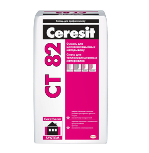 Клеевой состав для теплоизоляции Ceresit ст82 - 25кг