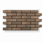 Термопанель Березакерамика Brick Stone клинкерная панель с утеплителем коричневый цвет фасадная облицовка