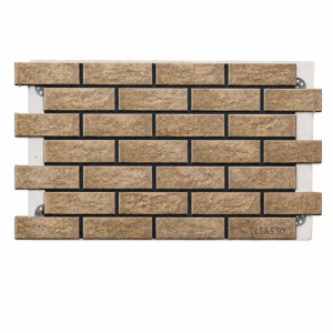 Термопанель фасадная березакерамика "Brick Wall натурал" 250х75мм