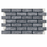 термопанель березакерамика brick wall фасадная панель с клинкерной плиткой серый цвет утеплитель EPS