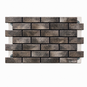 Термопанель фасадная березакерамика "Brick Wall табачный" 250х75мм
