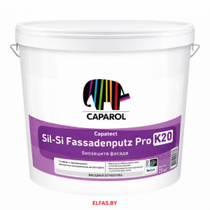 Штукатурка декоративно-защитная Capatect Sil-Si Fassadenputz Pro K20 База1 25кг