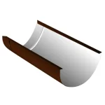 Водосточная система Скайпрофиль Желоб водосточный D120x63, 3м.